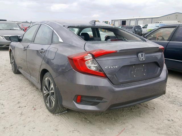 19XFC1F71GE030816 - 2016 HONDA CIVIC EXL ვერცხლისფერი ფოტო 3