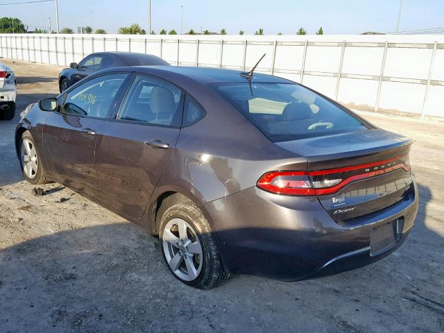 1C3CDFBB8FD172771 - 2015 DODGE DART SXT GRAY photo 3