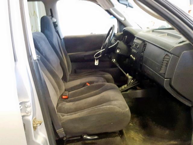 1D7HL38X33S266575 - 2003 DODGE DAKOTA QUA GRAY photo 5