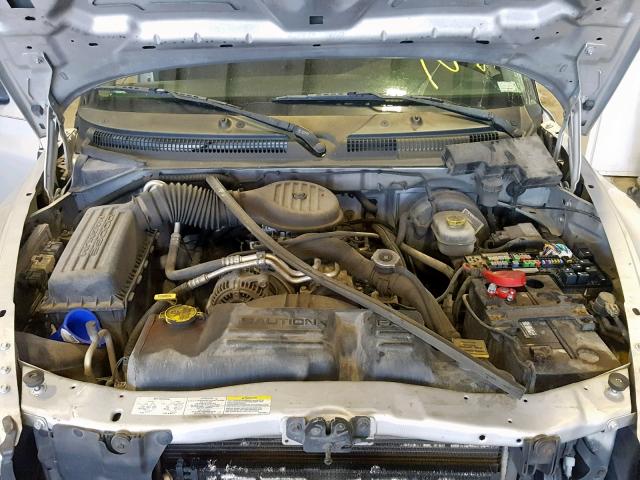 1D7HL38X33S266575 - 2003 DODGE DAKOTA QUA GRAY photo 7