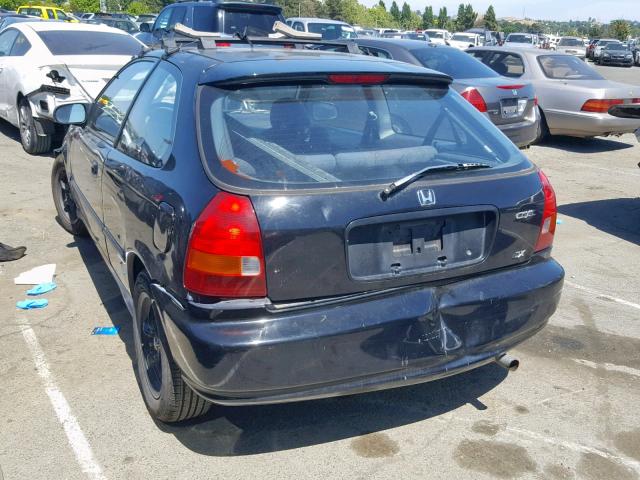 2HGEJ6347TH120089 - 1996 HONDA CIVIC DX BLACK photo 3