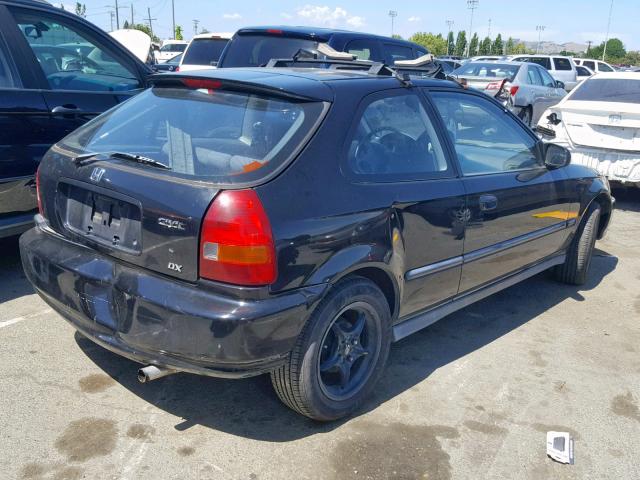 2HGEJ6347TH120089 - 1996 HONDA CIVIC DX BLACK photo 4