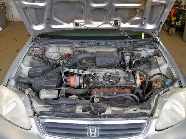 2HGEJ6619YH523533 - 2000 HONDA CIVIC BASE SILVER photo 7