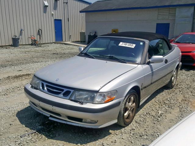 YS3DF78K817020027 - 2001 SAAB 9-3 SE SILVER photo 2