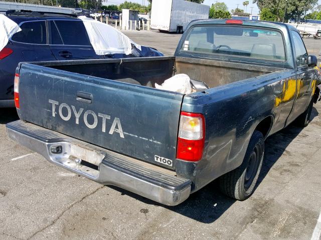 JT4JM11D8T0014023 - 1996 TOYOTA T100 BLUE photo 4