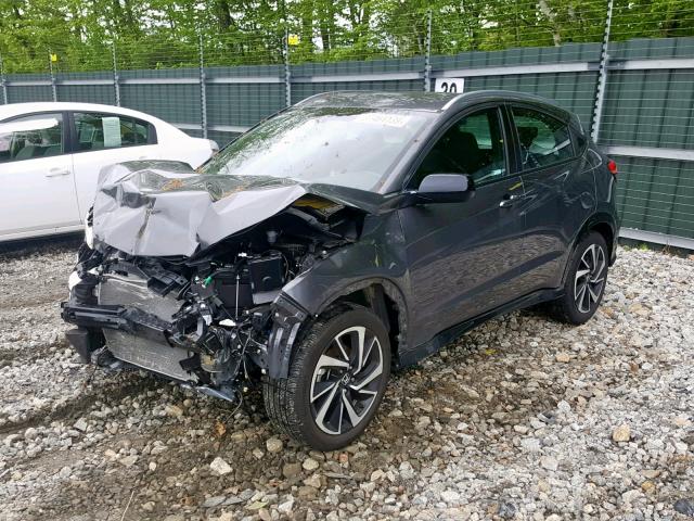 3CZRU6H14KG705551 - 2019 HONDA HR-V SPORT CHARCOAL photo 2