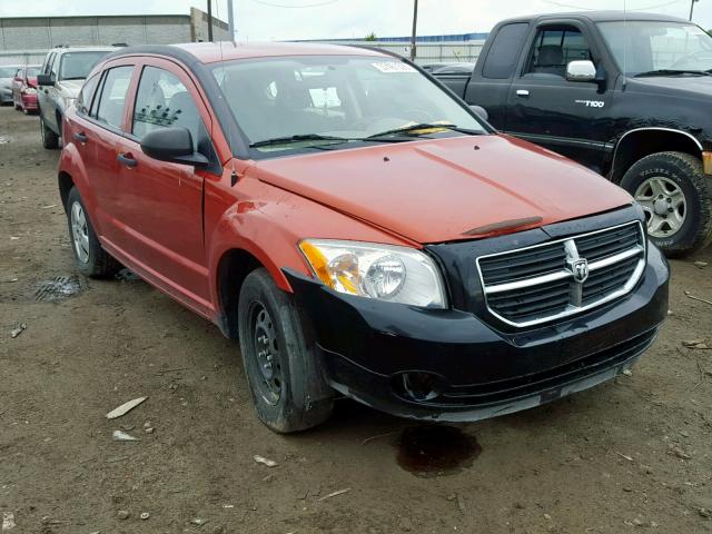 1B3HB28B67D243377 - 2007 DODGE CALIBER ORANGE photo 1