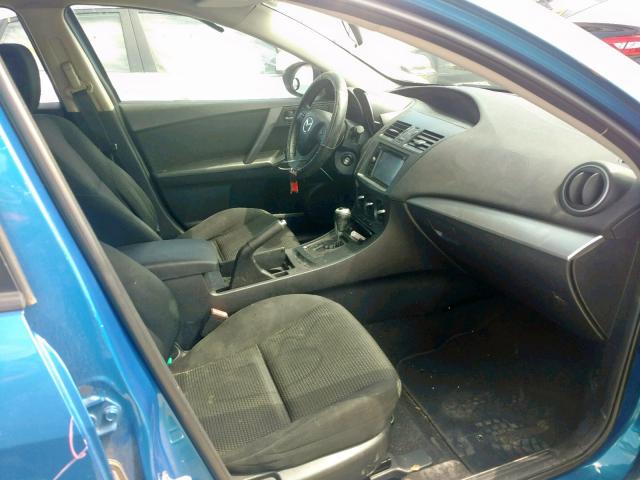 JM1BL1L86C1641952 - 2012 MAZDA 3 I BLUE photo 5