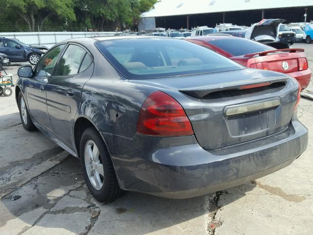 2G2WP552181176900 - 2008 PONTIAC GRAND PRIX CHARCOAL photo 3