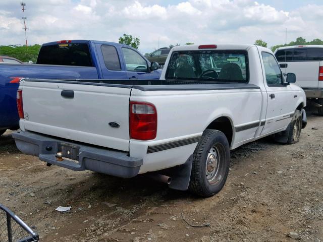 1FTYR10U43TA06713 - 2003 FORD RANGER WHITE photo 4