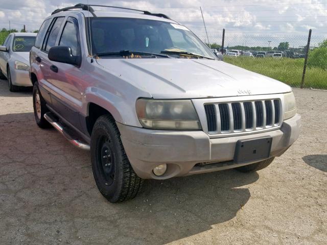 1J4GW48S84C317663 - 2004 JEEP GRAND CHER SILVER photo 1