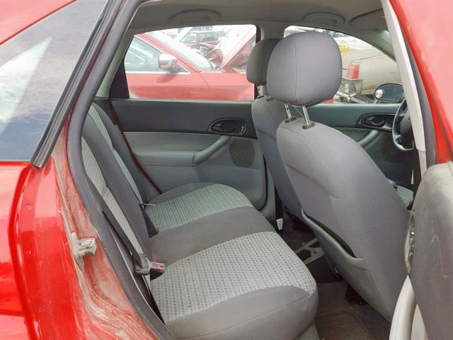 1FAFP34N77W330342 - 2007 FORD FOCUS ZX4 RED photo 6