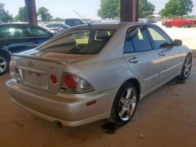 JTHBD192530070524 - 2003 LEXUS IS 300 SILVER photo 4