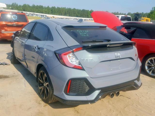 SHHFK7H48KU209588 - 2019 HONDA CIVIC SPOR GRAY photo 3