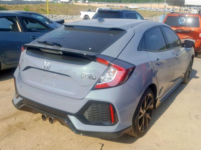 SHHFK7H48KU209588 - 2019 HONDA CIVIC SPOR GRAY photo 4