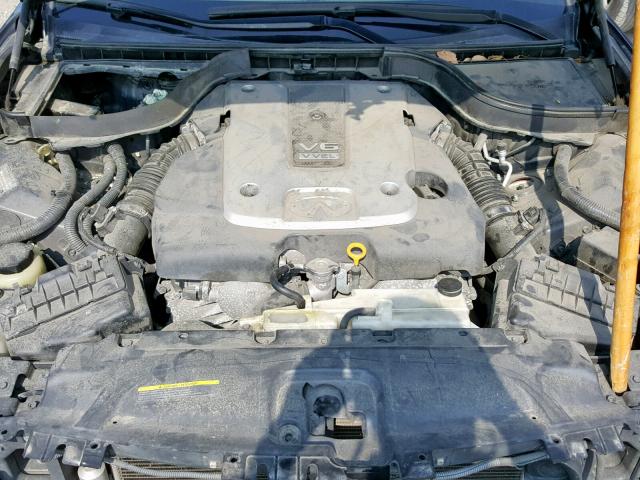 JNKCV61E29M014644 - 2009 INFINITI G37 BASE BLUE photo 7