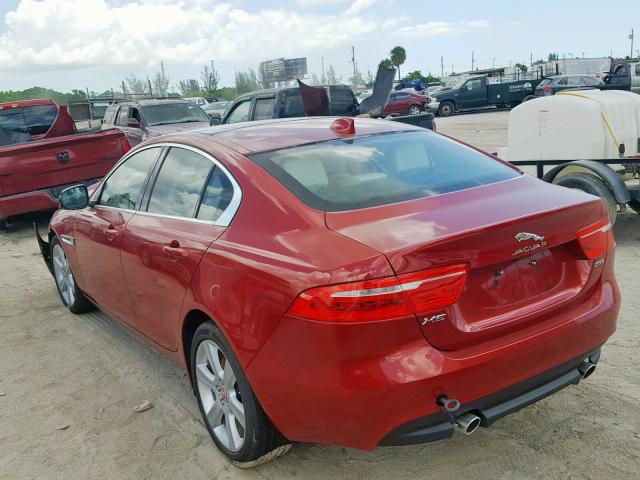 SAJAD4FXXKCP53669 - 2019 JAGUAR XE PREMIUM RED photo 3