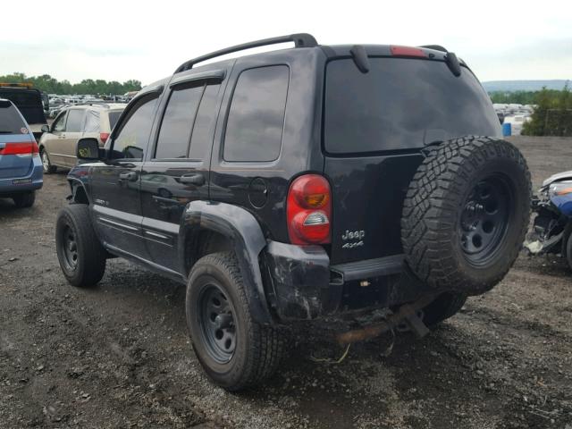 1J4GL58K23W693416 - 2003 JEEP LIBERTY LI BLACK photo 3