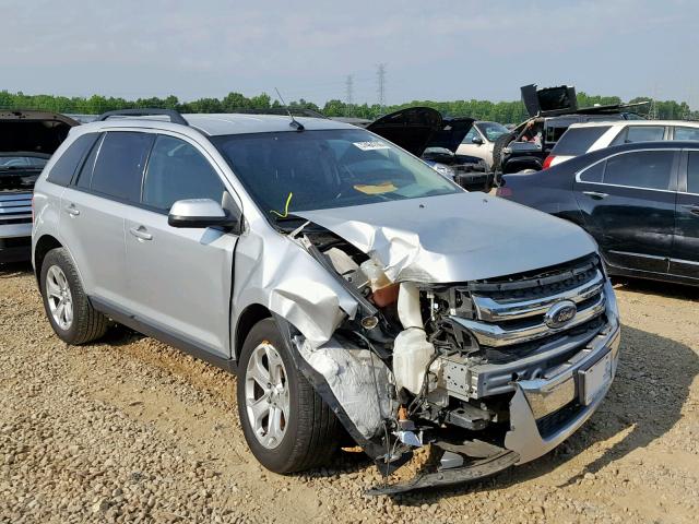 2FMDK3JC4EBB44898 - 2014 FORD EDGE SEL SILVER photo 1