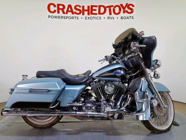 1HD1FC4197Y660491 - 2007 HARLEY-DAVIDSON FLHTCUI BLUE photo 1