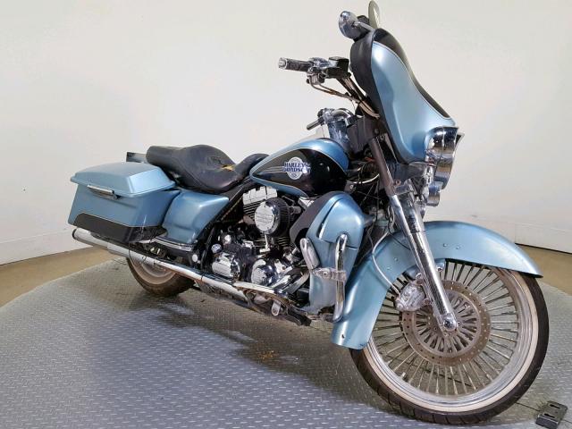 1HD1FC4197Y660491 - 2007 HARLEY-DAVIDSON FLHTCUI BLUE photo 2