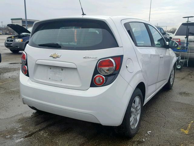 1G1JA6SH6C4141913 - 2012 CHEVROLET SONIC LS 白色 照片 4