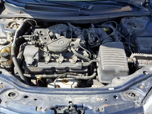 1C3EL56R96N142167 - 2006 CHRYSLER SEBRING TO BLUE photo 7