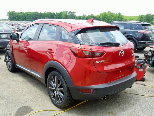 JM1DKDD77J0326728 - 2018 MAZDA CX-3 GRAND RED photo 3