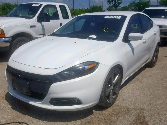 1C3CDFBA4DD304476 - 2013 DODGE DART SXT WHITE photo 2