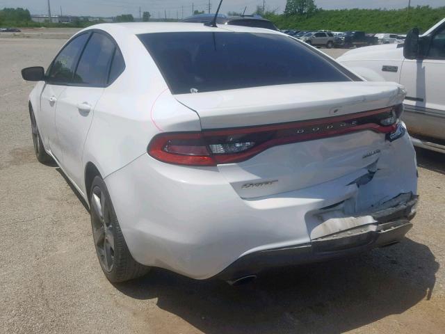 1C3CDFBA4DD304476 - 2013 DODGE DART SXT WHITE photo 3