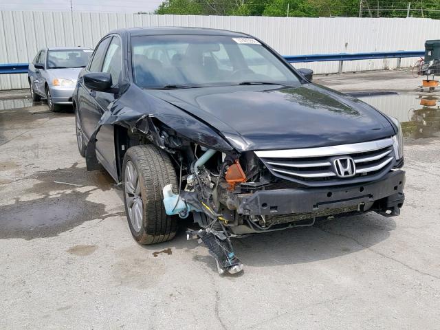 1HGCP2F86BA130073 - 2011 HONDA ACCORD EXL BLACK photo 1