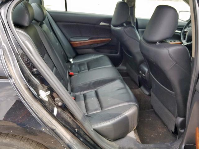 1HGCP2F86BA130073 - 2011 HONDA ACCORD EXL BLACK photo 6