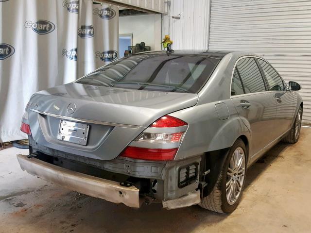 WDDNG71X98A215460 - 2008 MERCEDES-BENZ S 550 GRAY photo 4