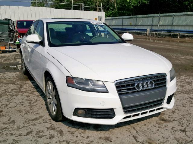 WAULF98K19N033141 - 2009 AUDI A4 2.0T QU WHITE photo 1