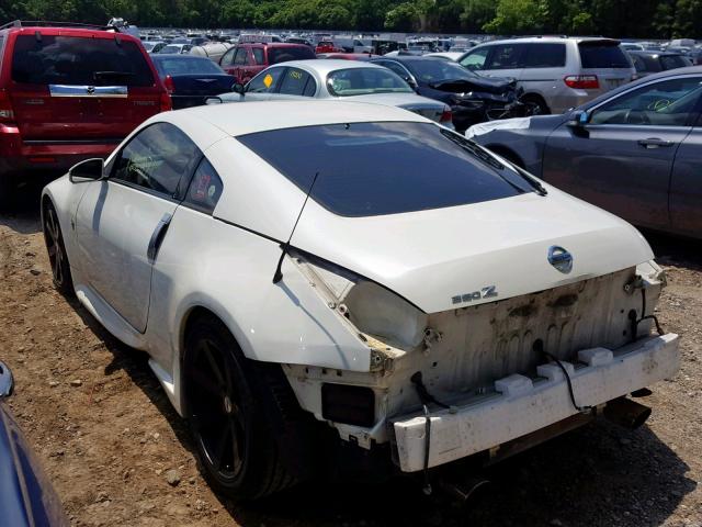 JN1AZ34D46M310049 - 2006 NISSAN 350Z COUPE WHITE photo 3