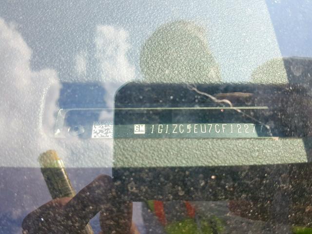 1G1ZC5EU7CF122775 - 2012 CHEVROLET MALIBU 1LT 金色 照片 10