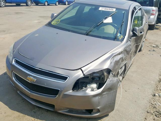 1G1ZC5EU7CF122775 - 2012 CHEVROLET MALIBU 1LT 金色 照片 2