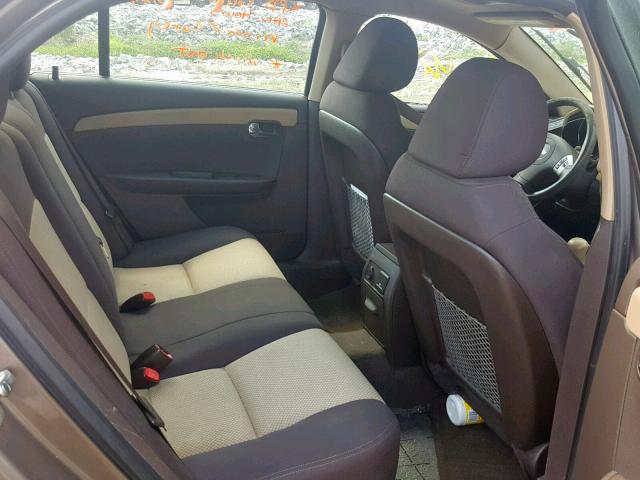 1G1ZC5EU7CF122775 - 2012 CHEVROLET MALIBU 1LT 金色 照片 6