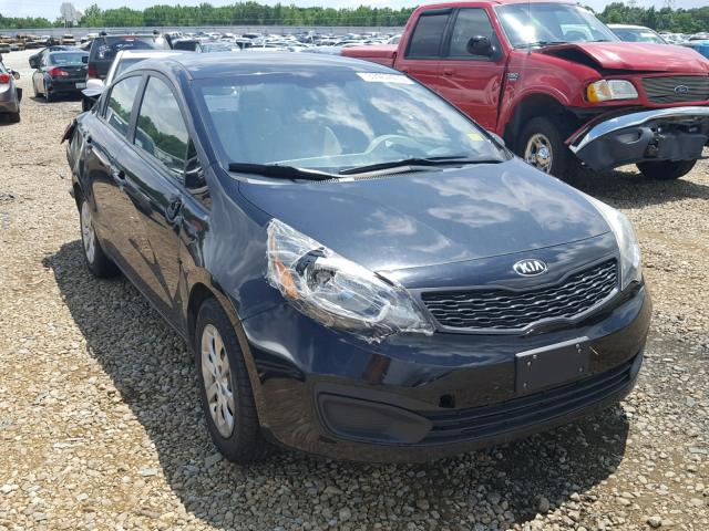 KNADM4A39D6266851 - 2013 KIA RIO LX BLACK photo 1