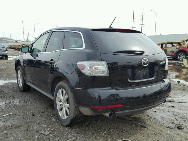 JM3ER4W30A0326703 - 2010 MAZDA CX-7 BLACK photo 3