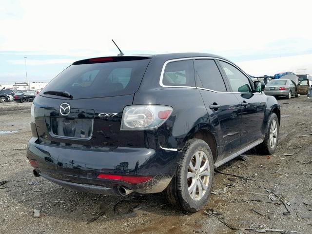 JM3ER4W30A0326703 - 2010 MAZDA CX-7 BLACK photo 4