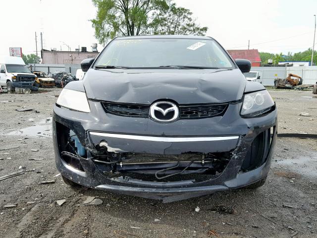 JM3ER4W30A0326703 - 2010 MAZDA CX-7 BLACK photo 9