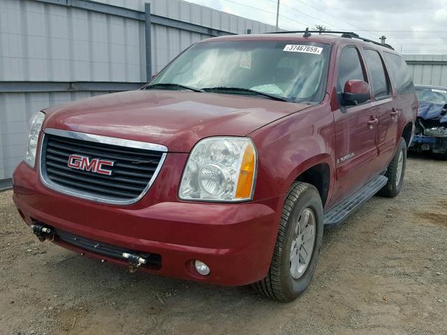 1GKFK16347J262219 - 2007 GMC YUKON XL K MAROON photo 2