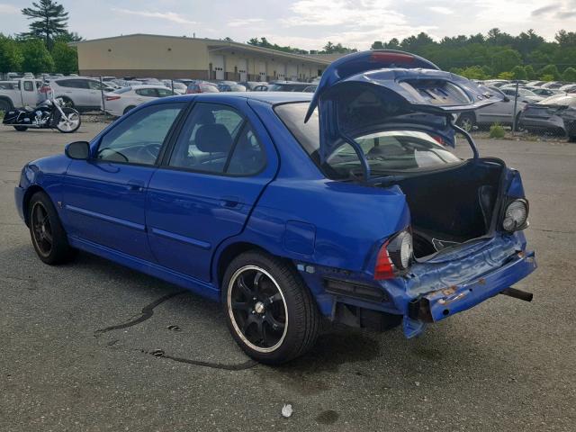 3N1AB51D46L614867 - 2006 NISSAN SENTRA SE- BLUE photo 3