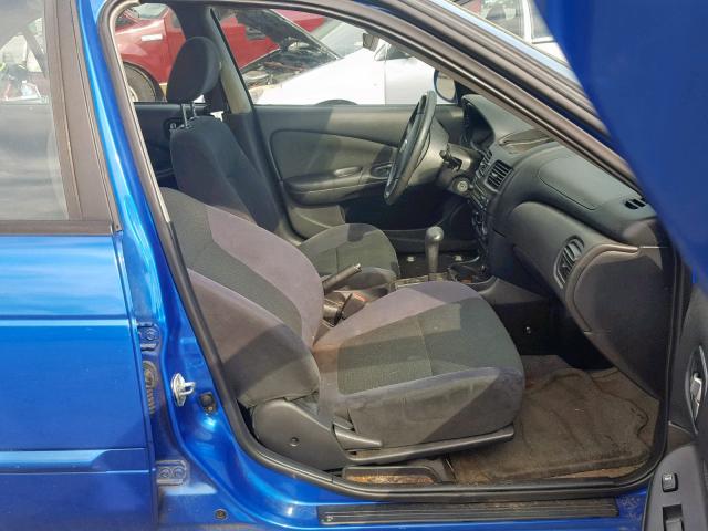 3N1AB51D46L614867 - 2006 NISSAN SENTRA SE- BLUE photo 5