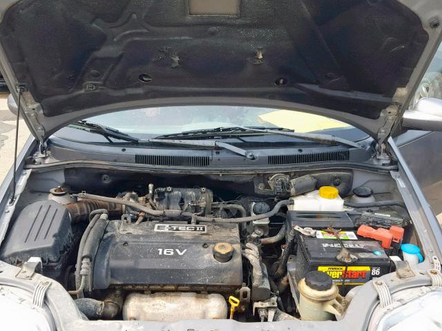 KL1TD66688B094555 - 2008 CHEVROLET AVEO BASE Қара фото 7