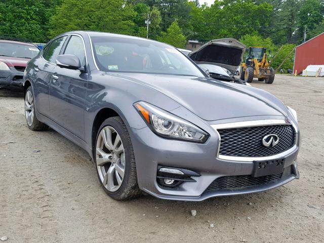 JN1BY1AR2KM585196 - 2019 INFINITI Q70 3.7 LU GRAY photo 1