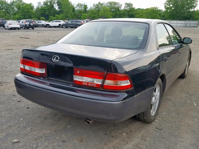 JT8BF28G810294669 - 2001 LEXUS ES 300 BLACK photo 4