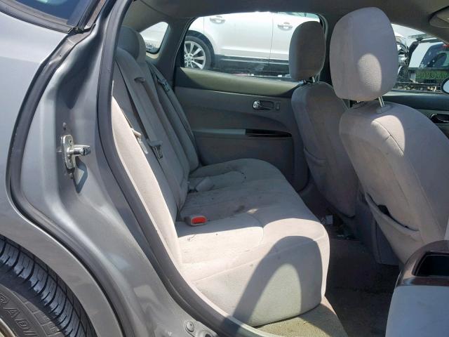 2G4WC582381326715 - 2008 BUICK LACROSSE C GRAY photo 6