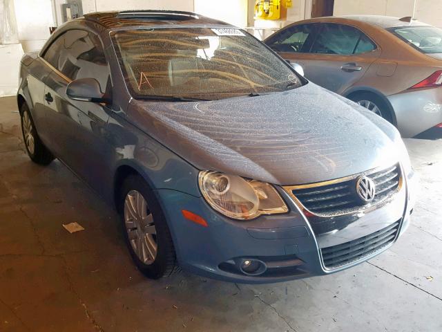 WVWBA71F77V005226 - 2007 VOLKSWAGEN EOS 2.0T BLUE photo 1